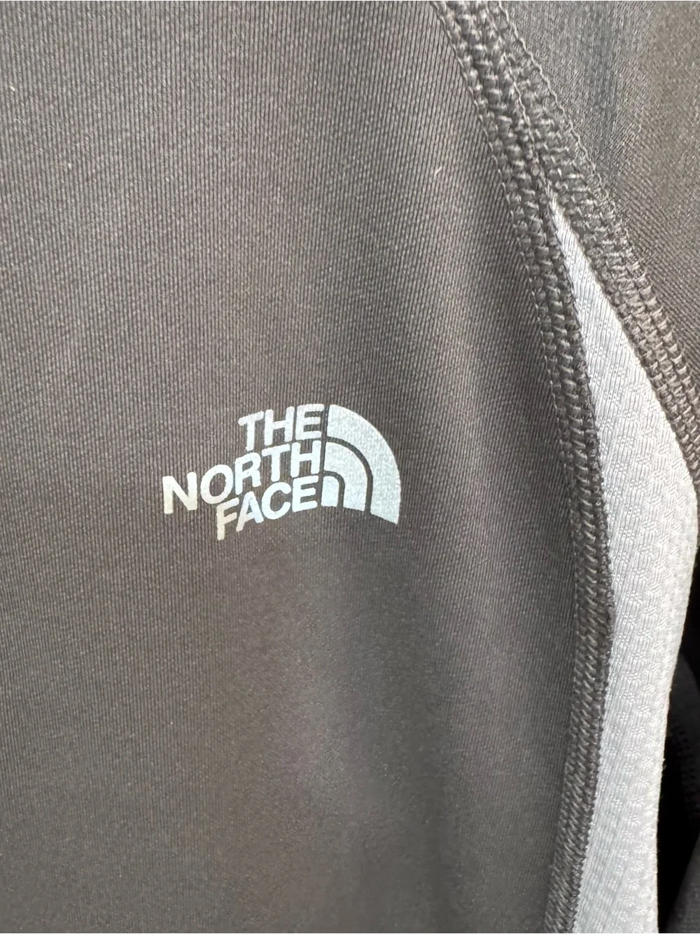 The North Face Pullover Mens L Gray Colorblock 1/4 Zip Flight Series Valor Vick